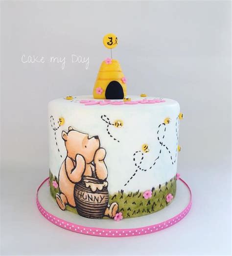 Classic Winnie the Pooh cake www.cakemydaycharleston.com | Winnie the pooh cake, Pastel baby ...