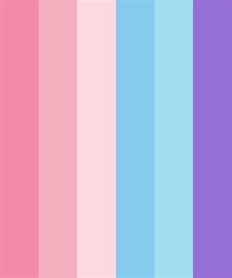 Pastel Pink, Blue | Color palette pink, Purple color palettes, Blue ...