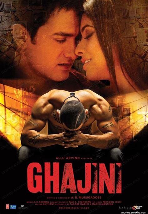 Ghajini starring Aamir Khan & Asin Bollywood Quotes, Bollywood Posters ...