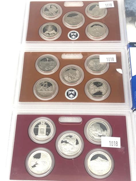 Lot - Lot of 6 US Mint State Quarters & Proof Sets