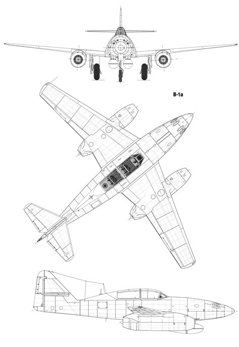 Messerschmitt Me 262 Blueprints