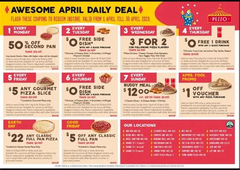 Pezzo Pizza Singapore Menu Prices 2024