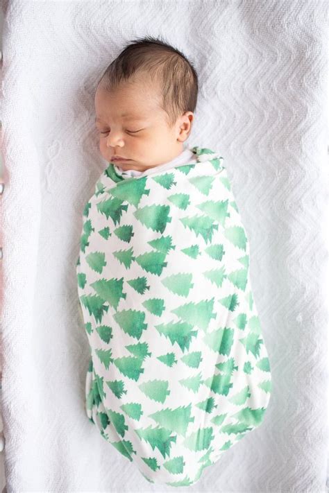 Knit Swaddle Blanket - Forest in 2020 | Baby receiving blankets ...