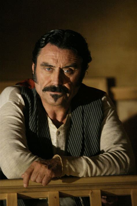 Ian McShane as Al Swearengen. | Deadwood, Deadwood hbo, Tv series quotes