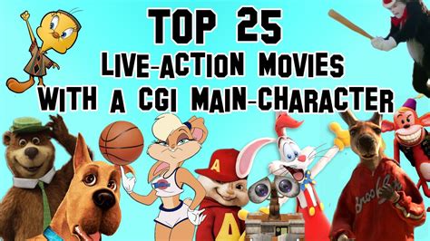 Top 25 Live Action CGI-Animation Hybrid Movies - YouTube