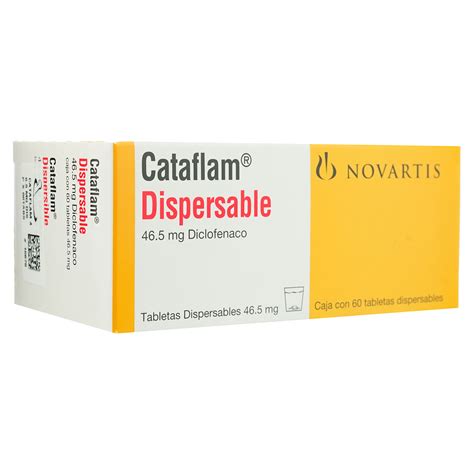 Comprar Cataflam Novartis Dispersable, Precio indicado por unidad | Walmart Costa Rica