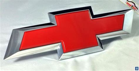 Chevy Silverado Bowtie Emblem Billet Insert Replacement Front 1pc Victory Red | Chevy silverado