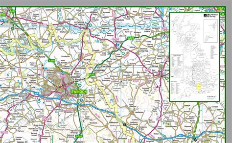 Wiltshire County Map | County map, Detailed map, Map