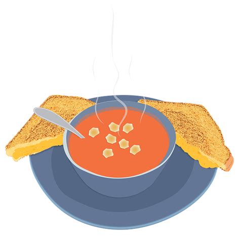 Download Grilled Cheese, Tomato Soup, Comfort Food. Royalty-Free Stock ...