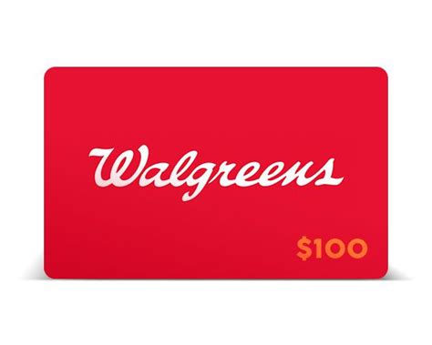 $100 Walgreens Gift Card! Sweepstakes