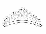 Diamond Tiara Pages Coloring sketch template