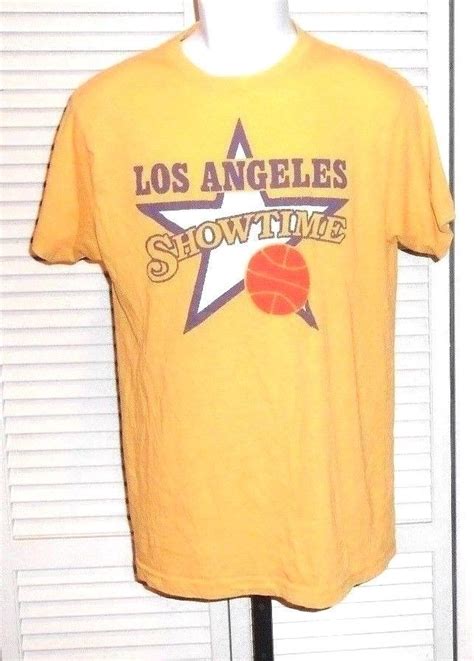 Vintage Homage Los Angeles Showtime Lakers 1980's T Shirt Large READ # ...