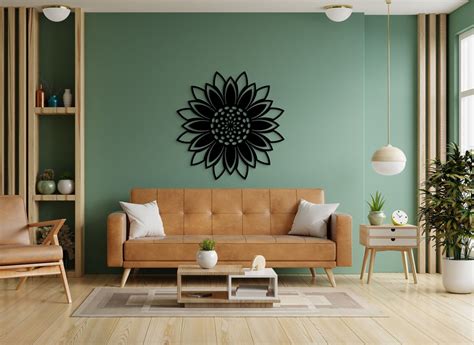 Sunflower Metal Wall Art, Metal Sunflower Wall Art, Sunflower Metal ...