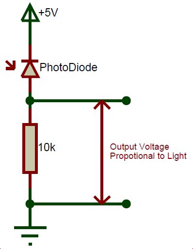 Circuit using PhotoDiode | Circuit, Simple circuit, Arduino