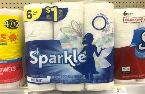 New $1/1 Sparkle Paper Towels Coupon – $0.44 Per Roll at Target, $0.52 at Walmart! | Living Rich ...