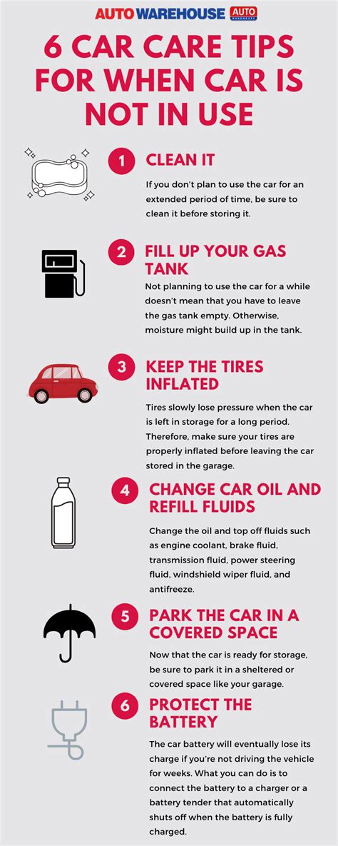 6 Car Care Tips for When Car is Not in Use | The Auto Warehouse