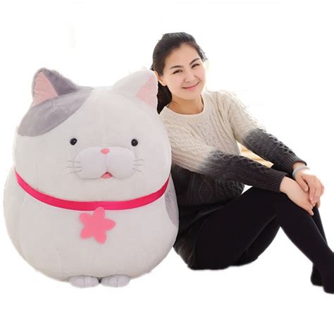 Fancytrader Big Fat Cat Plush Toy Giant Soft Stuffed Japan Anime AMUSE ...