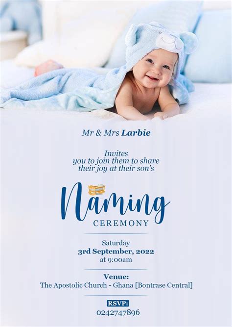 Naming ceremony design | Naming ceremony, Naming ceremony invitation, Ceremony design