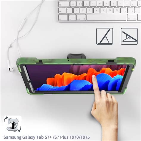 Wholesale For Samsung Galaxy Tab S7 Plus 360° Swivel Kickstand PC ...