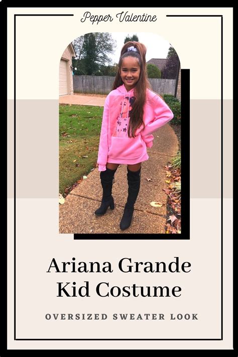 Fun Ariana Grande Costume for Kids - Pepper Valentine