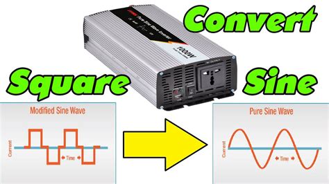 Convert Square-Wave Inverter into Sine-Wave Inverter - YouTube