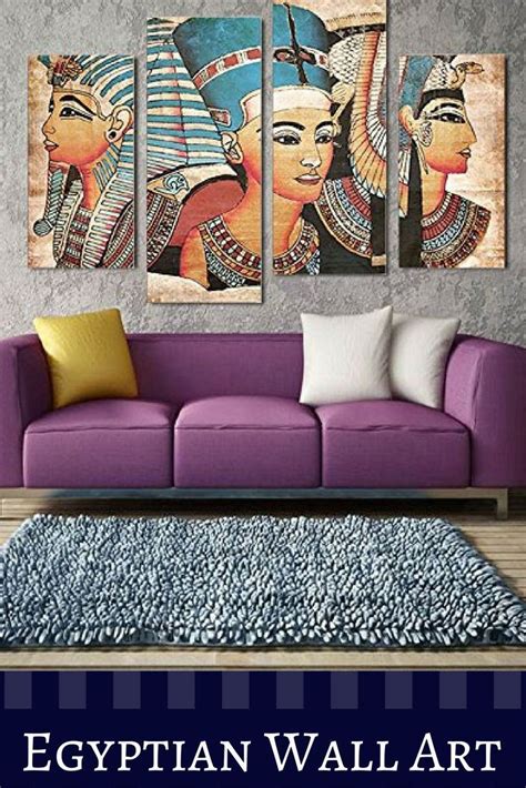 Mysterious, Creative and Powerful Egyptian Wall Decor | Egyptian home decor, Americana wall ...