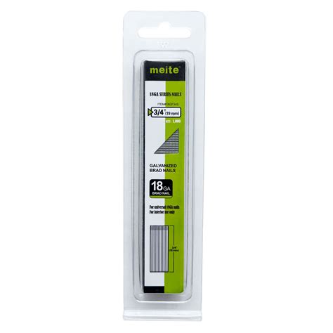 18 Gauge 1/2" to 2" Length Brad Nails - Meite USA – MEITE USA