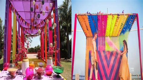 Holi Party Decorations Ideas||Holi Decorations Ideas - YouTube