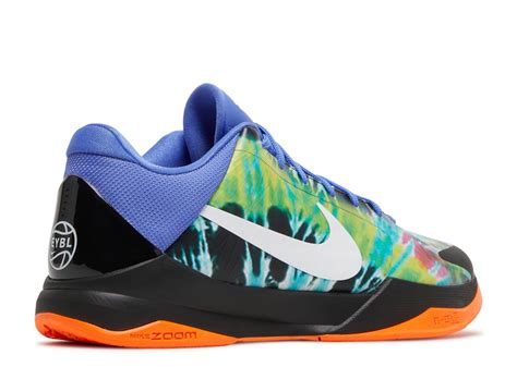 Zoom Kobe 5 Protro 'EYBL Tie Dye' - Nike - CZ6190 900 - multi-color/black/orange | Flight Club