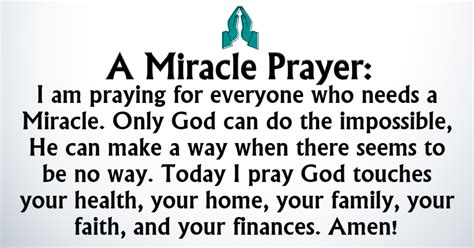 Awesomequotes4u.com: A Miracle Prayer