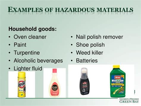 Examples Of Hazardous Materials