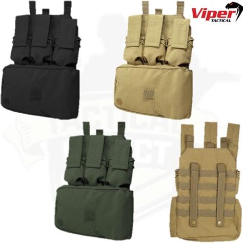 VIPER TACTICAL ASSAULT PANEL PLATE CARRIER MOLLE SYSTEM AMMO POUCHES ...