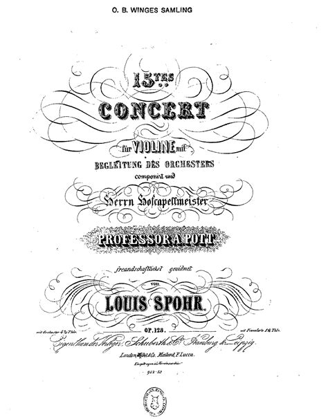 Violin Concerto No.15, Op.128 (Spohr, Louis) - IMSLP