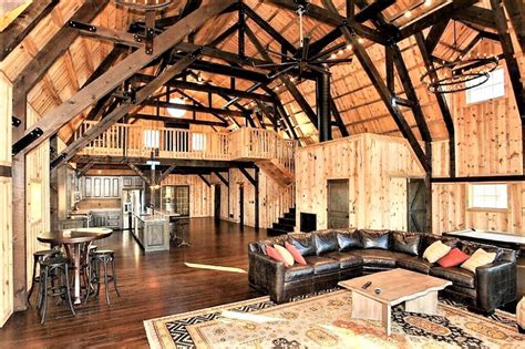 34 Incredible Barndominium Interiors | Gambrel barn, Pole barn homes, Building a house in 2020 ...