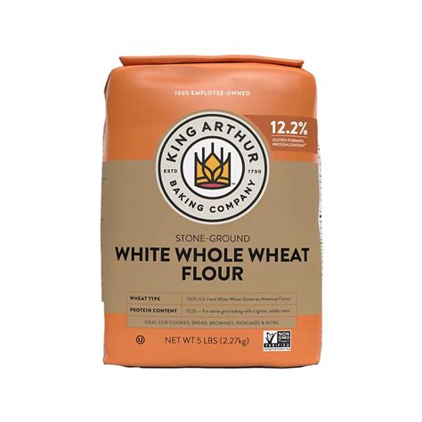 King Arthur Unbleached White Whole Wheat Flour - Shop Baking ...