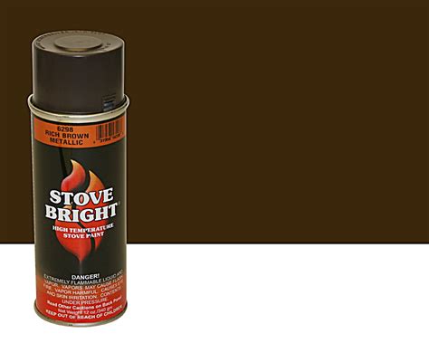 Stove Bright High Temp Spray Paint Rich Brown Metallic - Walmart.com - Walmart.com