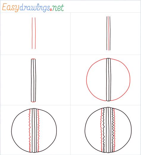 How To Draw A Cricket Ball Step by Step - [6 Easy Phase] & [Video]