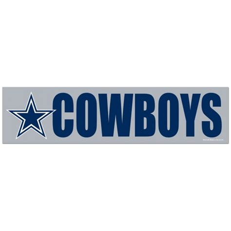 Dallas Cowboys Decal Bumper Sticker - Sports Fan Shop