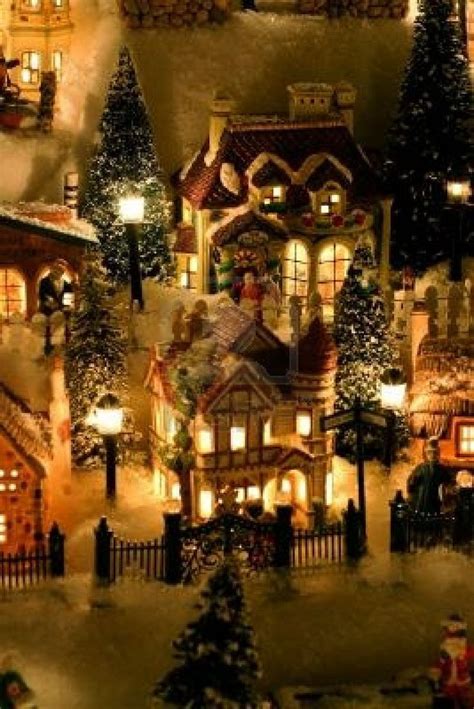 Miniature Christmas village | Christmas village, Christmas village ...