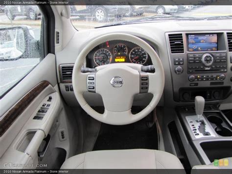 Stone Interior Dashboard for the 2010 Nissan Armada Platinum #44123274 | GTCarLot.com