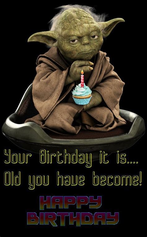 Pin by Tor Bear on Nerd Stuff | Yoda happy birthday, Funny happy birthday wishes, Happy birthday ...