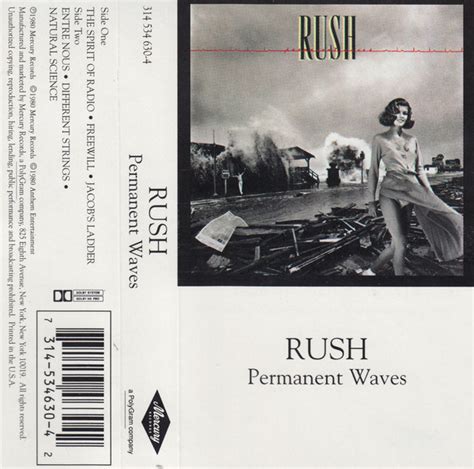 Rush - Permanent Waves (1997, Dolby, Cassette) | Discogs