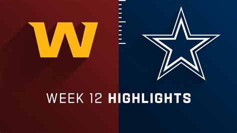 Washington Football Team vs. Dallas Cowboys highlights | Week 12