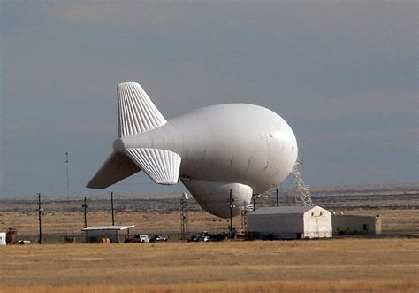 Tethered Aerostat Radar System, Marfa TX Photo: Wikimedia.org