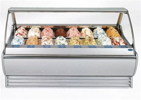 Solaris Gelato Display Case Dual Ventilation Italproget Price Reduced #Italproget | Gelato