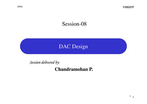 DAC Design Session-08