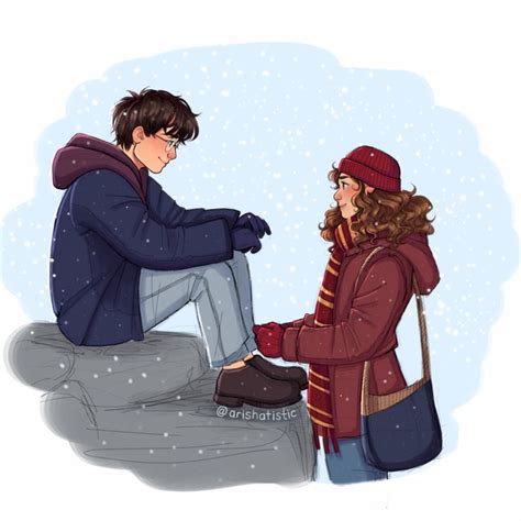 Harry and Hermione Fanart by Arishatistic