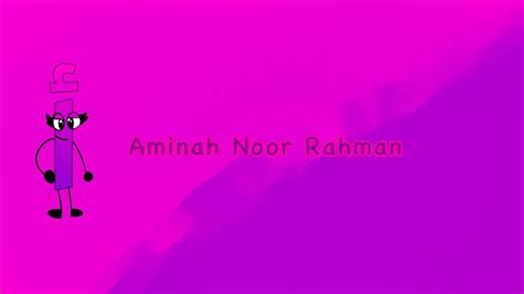 For @Aminah Noor Rahman - YouTube