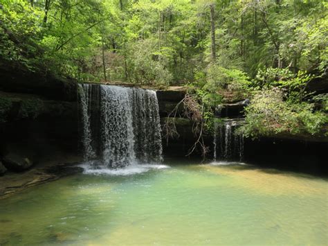 Caney Creek Falls in Bankhead National Forest, Alabama | Julie Journeys