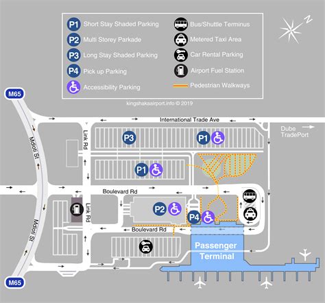 king shaka airport parking map - King Shaka International Airport